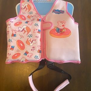 New Peppa pig swim vest.